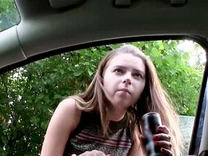 Big tits brunette Marina Visconti gets fucked outdoor by a pervy stranger