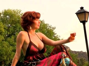 Experience The Wild Allure Of A Fiery Hungarian Redhead MILF, Surrendering Herself To Lust Outdoors. Her Ample Bosom And Amateur Skills Will Leave You Craving More. Porn