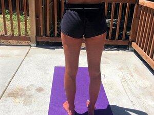 Get Caught Up In The Thrill Of Backyard Nude Yoga With A Tantalizing Twist - A Butt Plug! Our Naughty Amateur Proves She's A Pro At Public Yoga, Even With A 69 Thrown In There. Watch Her Bare It All Outside! Porn