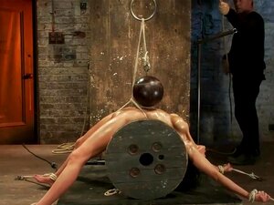 Newcomer Beretta James Gets Bound And Fucked In Her First BDSM Scene. Watch As Her Tight Body Is Spread And Her Nipples Pumped Up For Maximum Pleasure. Will She Cum Before The Brutal Crotch Rope Takes Over? Porn