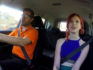 Fake Driving college Instructor fucks and creampies sexually frustrated redhead. Fake Driving college Instructor fucks and creampies sexually frustrated redhead