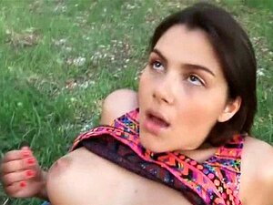 Busty latin chick fucked in public place for a few bucks. Busty amateur latin chick gives head and convinced to get her pussy fucked in public place for a few bucks