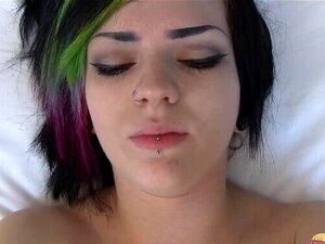 Experience The Forbidden Pleasure Of Watching Emo Kate Give Into Her Wildest Desires As She Lets A Stranger Cum Deep Inside Her Pussy. Porn