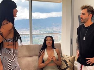 Watch two smoking-hot Venezuelan babes satisfy their insatiable coach in an outdoor threesome that will leave you breathless. Prepare yourself for mind-blowing deepthroat action and explosive cum in mouth moments!