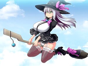 【#14 エクリプスの魔女(体験版)】町人に授乳手コキして精子をぶっかけられてしまい・・(爆乳魔法使いファンタジーエロゲー Witch RPG Hentai game)