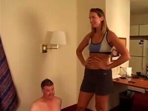 Get Trampled And Dominated By A Muscular Amazon Queen In Sneakers! Femdom At Its Best, This Female Goddess Will Leave You Begging For More. Porn