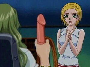 Tied up hentai babe gets toyed